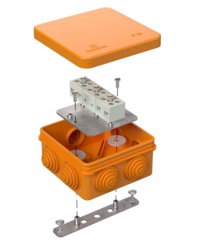 Коробка огнестойкая 80х80х40 (40-0210-FR1.5-6). Коробка огнестойкая для открытой установки. Промрукав в Белгороде