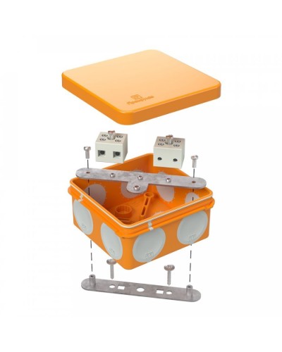 Коробка огнестойкая 80х80х40 (60-0210-FR6.0-4). Коробка огнестойкая для открытой установки. Промрукав в Белгороде