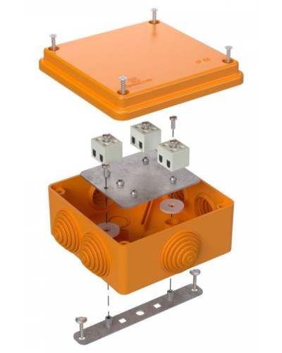 Коробка огнестойкая 100х100х50 (40-0300-FR2.5-6). Коробка огнестойкая для открытой установки. Промрукав в Белгороде