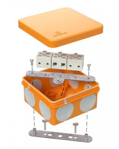 Коробка огнестойкая 60-0210-FR6.0-6 Е15-Е120 80х80х40. Коробка огнестойкая для открытой установки. Промрукав в Белгороде