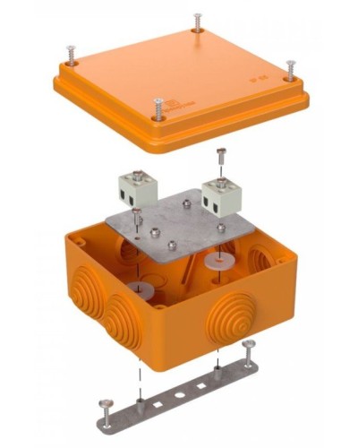 Коробка огнестойкая 100х100х50 (40-0300-FR1.5-4). Коробка огнестойкая для открытой установки. Промрукав в Белгороде