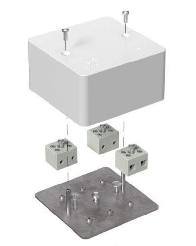 Коробка огнестойкая 103х103х45 (40-0470-FR2.5-6). Коробка огнестойкая для открытой установки. Промрукав в Белгороде