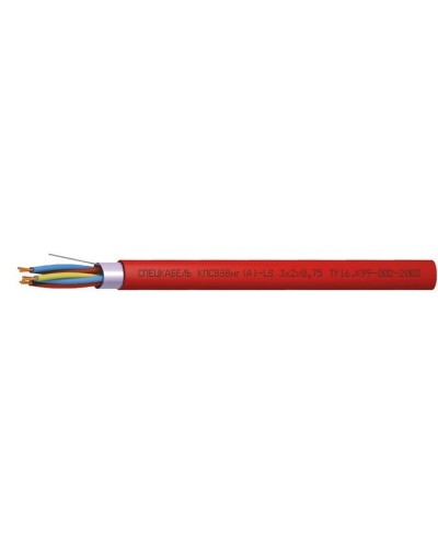 КПСВЭВнг(А)-LS 3х2х0,75 (Спецкабель). Кабель симметричный для систем сигнализации и управления, групповой прокладки, с пониженным дымо- и газовыделением. Спецкабель в Белгороде
