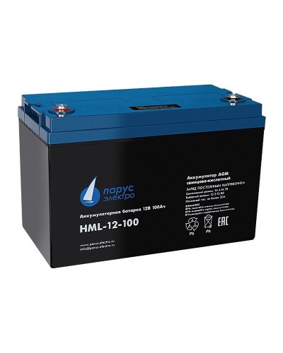HML-12-100. Аккумулятор герметичный свинцово-кислотный. Связь инжиниринг в Белгороде