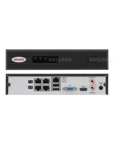 BK0104H2-P4. IP-видеорегистратор 4-канальный. Beward в Белгороде