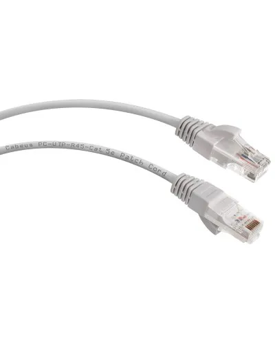 PC-UTP-RJ45-Cat.5e-20m-LSZH (9593c), серый. Патч-корд медный. CABEUS в Белгороде