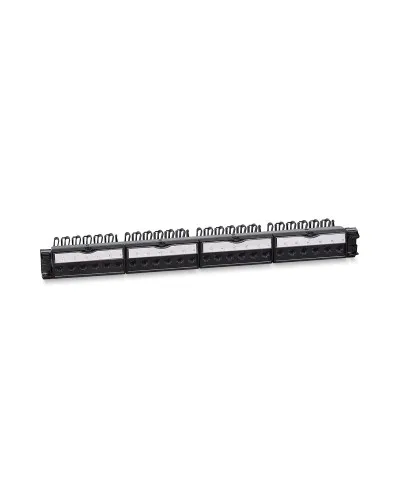 PL-24-KJ-RJ45-Cat.6-180T (11831c): Патч-панель 19" (1U), 24 порта RJ-45, категория 6, с задним кабельным организатором в Белгороде