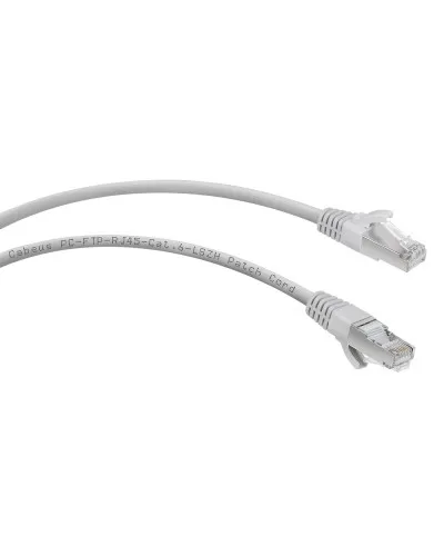 PC-FTP-RJ45-Cat.6-0.5m-LSZH (7907c), серый. Патч-корд медный. CABEUS в Белгороде