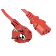 PC-186-VDE-1.8M-RD (12020c). Кабель питания. CABEUS