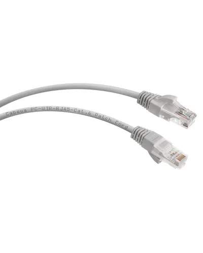 PC-UTP-RJ45-Cat.6-1m (7267c), серый. Патч-корд медный. CABEUS в Белгороде