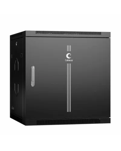 SH-05F-12U60/45m-R-BK (10770c). Шкаф телекоммуникационный 19 настенный 12U. CABEUS в Белгороде