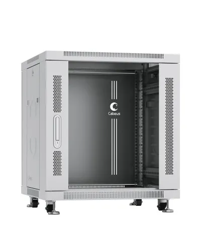 SH-05C-12U60/60 (7645c). Шкаф телекоммуникационный 19 напольный 12U. CABEUS в Белгороде