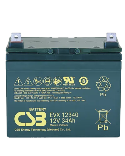 CSB EVX 12340. Аккумулятор герметичный свинцово-кислотный. CSB в Белгороде