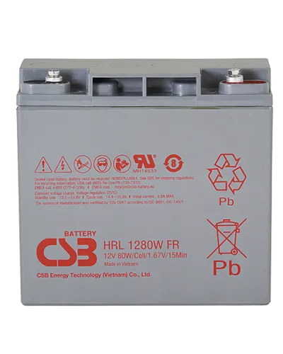 CSB HRL 1280W FR. Аккумулятор герметичный свинцово-кислотный. CSB в Белгороде