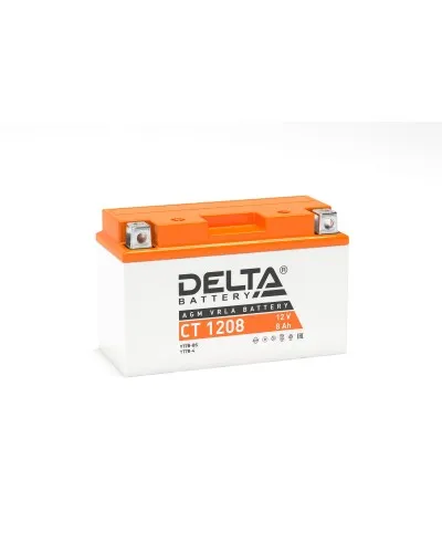 Delta CT 1208. Аккумулятор герметичный свинцово-кислотный стартерный. Delta в Белгороде