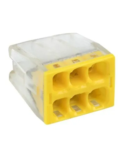 СМК 2273-246 6-проводная PROxima (plc-smk-2273-246). Строительно-монтажная клемма с пастой. EKF в Белгороде