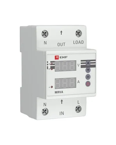 MRVA 40A PROxima (MRVA-40A). Реле напряжения и тока с дисплеем. EKF в Белгороде