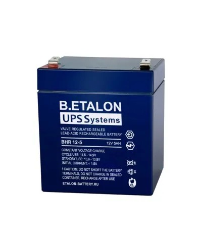 B.ETALON BHR 12-5. Аккумулятор герметичный свинцово-кислотный. ETALON в Белгороде