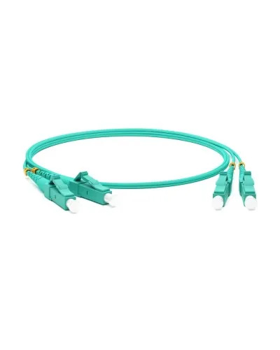 FC-D2-503-LC/PR-LC/PR-H-1M-LSZH-AQ. Патч-корд волоконно-оптический многомодовый. Hyperline в Белгороде
