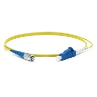 FC-S2-9-FC/UR-LC/UR-H-1M-LSZH-YL. Патч-корд волоконно-оптический одномодовый. Hyperline