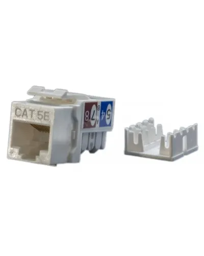 KJ9-8P8C-C5e-90-WH. Вставка Keystone Jack RJ-45. Hyperline в Белгороде