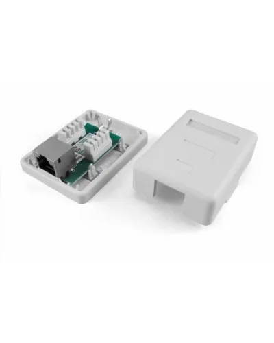 SB1-1-8P8C-C5e-SH-WH. Розетка RJ-45. Hyperline в Белгороде
