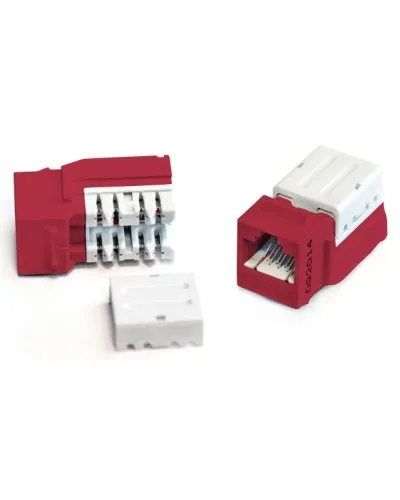 KJNE-8P8C-C5e-90-RD. Вставка Keystone Jack RJ-45. Hyperline в Белгороде