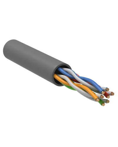 GENERICA U/UTP кат. 5E 100МГц 4 пары PVC INDOOR серый (BC1-C5E04-111-100-G). Кабель «витая пара» (LAN) для структурированных систем связи. IEK в Белгороде