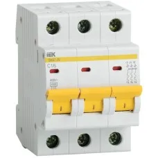 ВА47-29 3P C 5А 4,5кА KARAT (MVA20-3-005-C). Автоматический выключатель. IEK