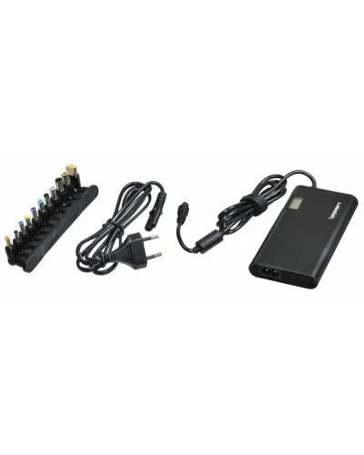 Блок питания Ippon SD90U автоматический 90W 15V-19.5V 11-connectors 4.5A 1xUSB 2.1A, LCD индикатор (705053). Блок питания. Ippon в Белгороде