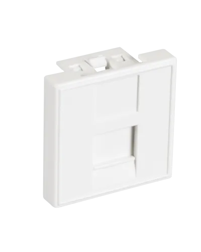 EC-IMF-1-WT-10 (10шт). Вставка 45x45 (Mosaic) для 1 модуля Keystone Jack. NETLAN в Белгороде