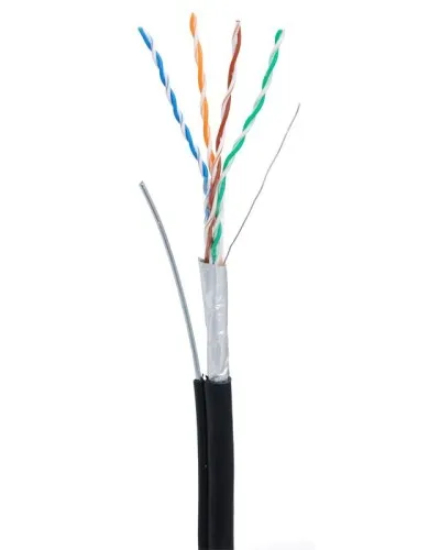 F/UTP 4pair, Cat5e, Out, Sw (EC-UF004-5E-PE-SW-BK). Кабель «витая пара» (LAN) для структурированных систем связи. NETLAN в Белгороде
