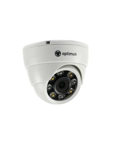 IP-E024.0(2.8)PL. Видеокамера IP купольная. Optimus в Белгороде