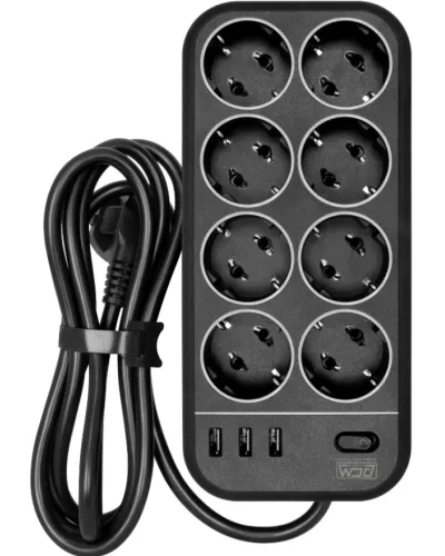 SP-08 USB03AB 1,8 M. Сетевой фильтр. POWERCOM в Белгороде