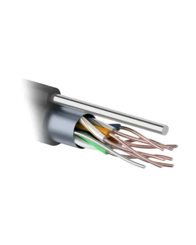 F/UTP 4PR 24AWG CAT5e 305м OUTDOOR+ТРОС*1. PROCONNECT (01-0155). Кабель «витая пара» (LAN) для структурированных систем связи. PROCONNECT в Белгороде