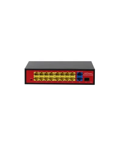 PND-16P-2G1F Lite (180W). Коммутатор неуправляемый 18-портовый с PoE. Polyvision в Белгороде