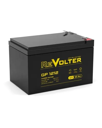 Revolter GP 1212. Аккумулятор автомобильный герметичный свинцово-кислотный. Revolter в Белгороде