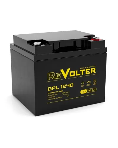 Revolter GPL 1240. Аккумулятор автомобильный герметичный свинцово-кислотный. Revolter в Белгороде
