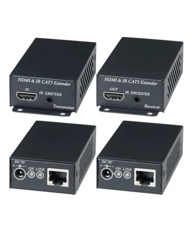 HE02EI. Комплект для передачи HDMI-сигнала с ИК-повторителем. SC&T в Белгороде