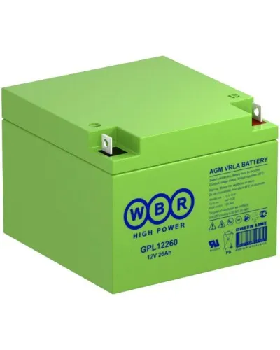 WBR GPL12260. Аккумулятор герметичный свинцово-кислотный. WBR в Белгороде