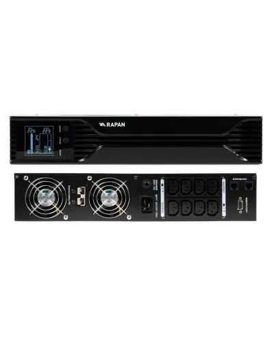 RAPAN-UPS 3000 RACK+4х9Ah (RAPAN-UPS 3000-RACK-IN-4х9-E) (8960). Бесперебойный источник питания. Бастион в Белгороде