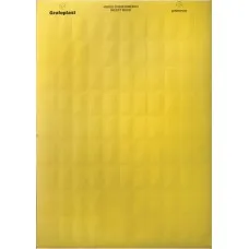 Табличка самоламинирующаяся 150х25мм, желтая (70шт) (SITFL15025Y): Табличка самоламинирующаяся