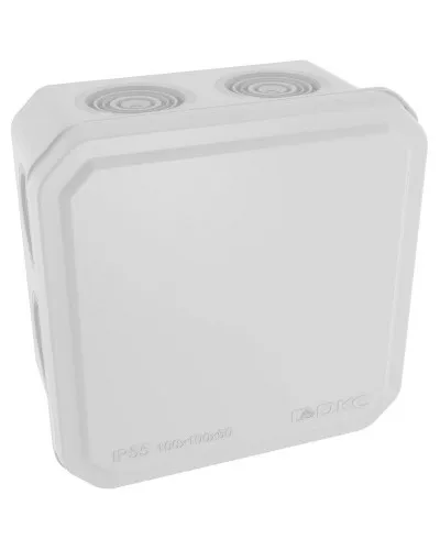 Коробка ответвительная с кабельными вводами IP55, 100х100х50 (53800). Коробка ответвительная. ДКС в Белгороде