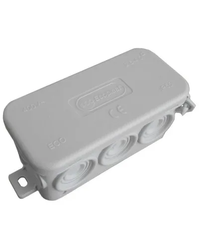Коробка JBL090 90х42х40, 10 вых., IP55, серая (44055). Коробка монтажная. Экопласт в Белгороде
