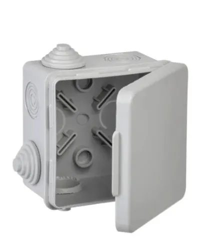 Коробка КМ 80х80х50 GENERICA (UKO31-080-080-050-K03-54G). Коробка распаячная для открытой проводки. GENERICA в Белгороде