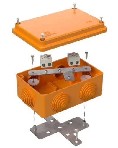 Коробка огнестойкая 120х80х50 (40-0340-FR1.5-4). Коробка огнестойкая для открытой установки. Промрукав в Белгороде