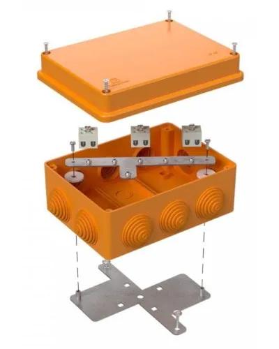 Коробка огнестойкая 150х110х70 (40-0310-FR1.5-6). Коробка огнестойкая для открытой установки. Промрукав в Белгороде