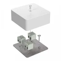 Коробка огнестойкая 75х75х30 (латунь) (40-0450-FR2.5-6-Е60). Коробка огнестойкая для открытой установки. Промрукав