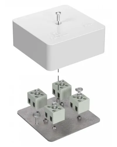 Коробка огнестойкая 75х75х30 (40-0450-FR1.5-8). Коробка огнестойкая для открытой установки. Промрукав в Белгороде