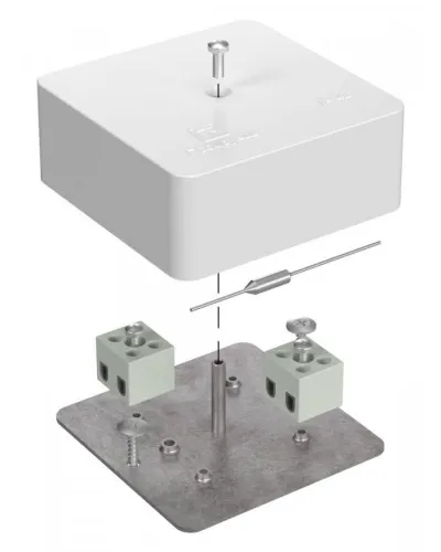 Коробка огнестойкая 75х75х30 (40-0450-FR6.0-4-П). Коробка огнестойкая для открытой установки. Промрукав в Белгороде